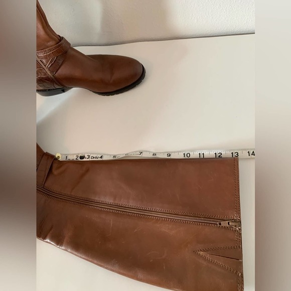 Antonio Melani leather boots brown tall riding 8.5.   💥🅕🅛🅐🅢🅗 🅢🅐🅛🅔💥 - Picture 10 of 16
